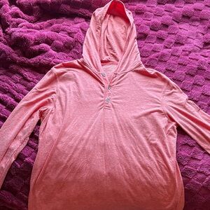 Banana Republic Coral Hooded Top